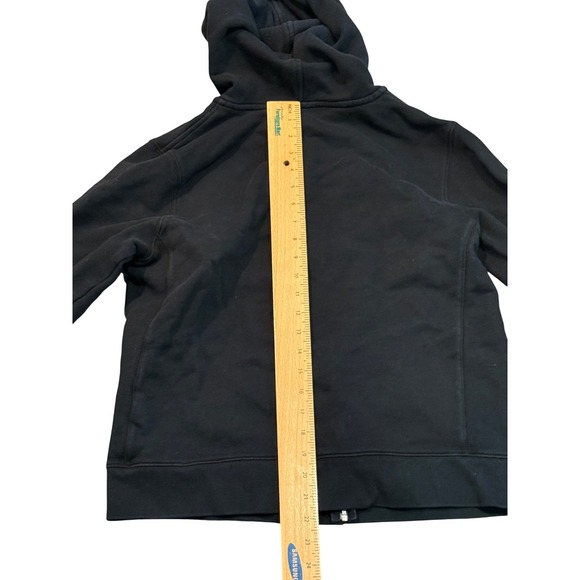 Polo Ralph Lauren Womens Black Zip Up Hoodie Full Zip Pink Pony Logo Size XL - Picture 4 of 4